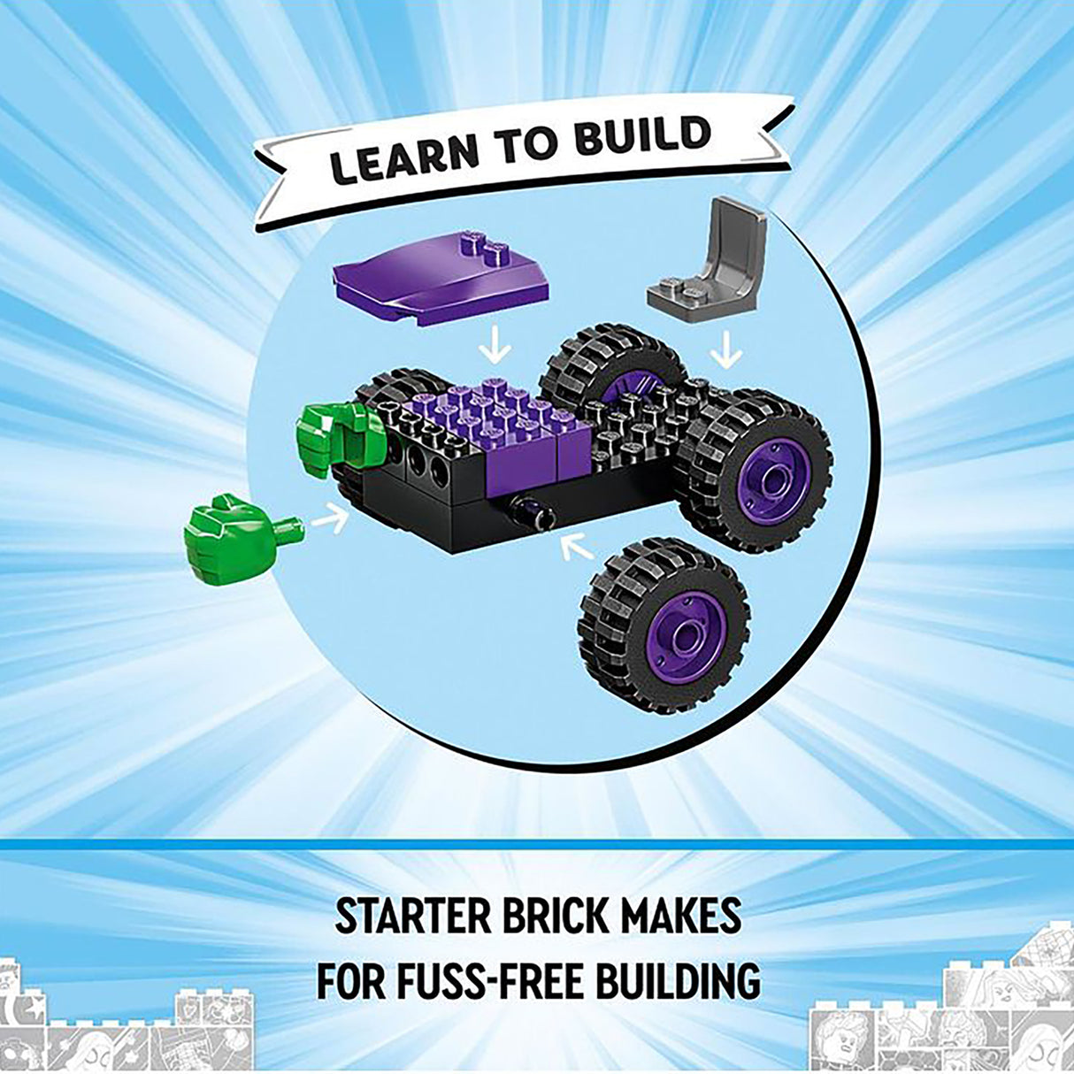 LEGO Spidey Hulk Vs. Rhino Truck Showdown 10782 (110 pieces)