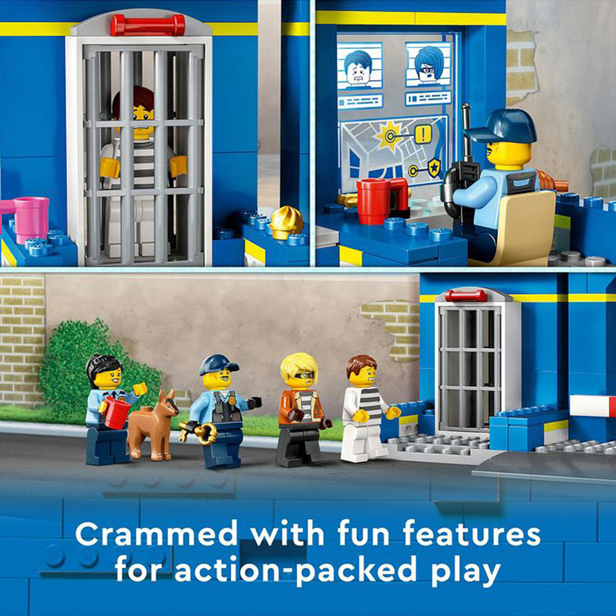 LEGO City Police Station Chase 60370 (172 pieces)