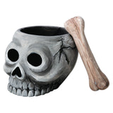 Art Star Halloween Paint Your Own Ceramic Skull and Bone Cruicible (11.1 x 13.5 x 9.2cm)