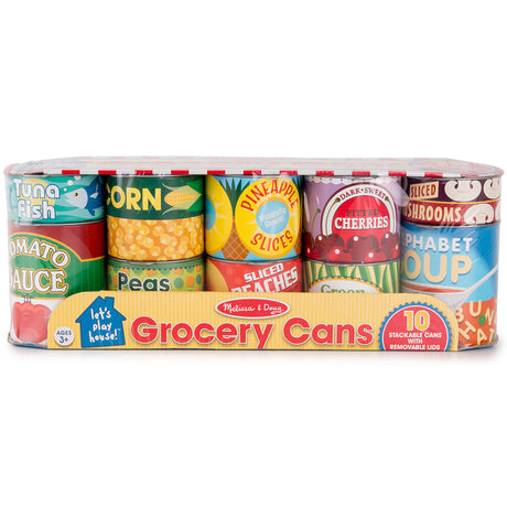 Melissa & Doug Let's Play House! Grocery Cans