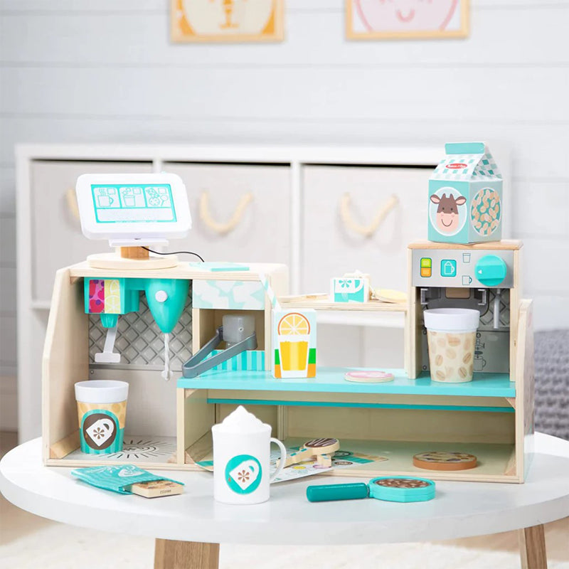 Melissa & Doug Cafe Barista Coffee Shop Playset