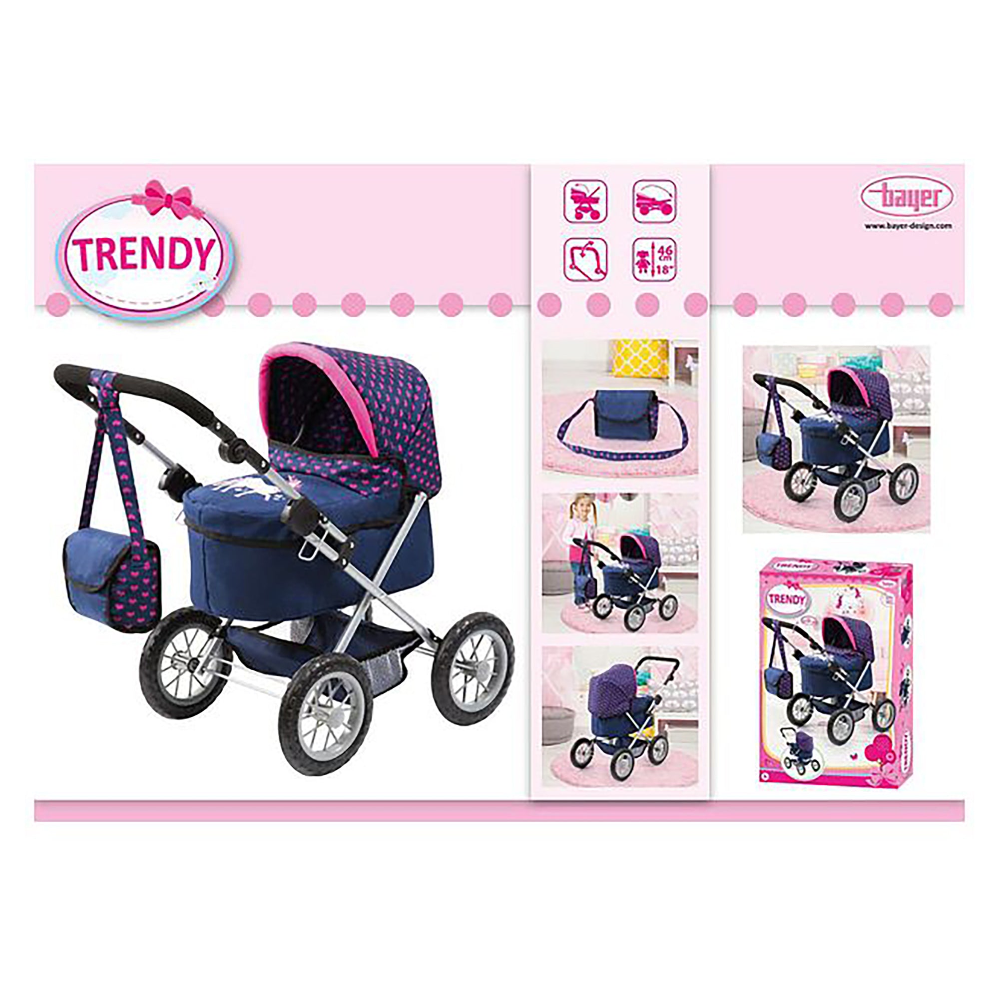 Bayer trendy dolls pram best sale