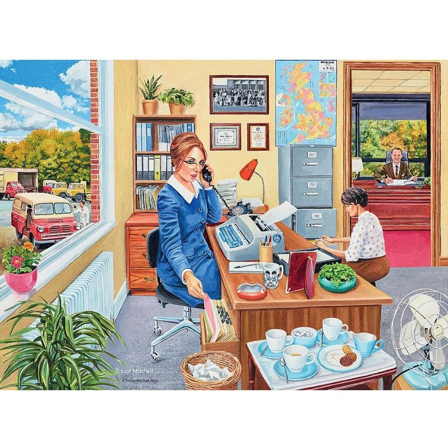 Ravensburger Happy Days No 6 Work Day Memories 4 x 500 piece puzzle