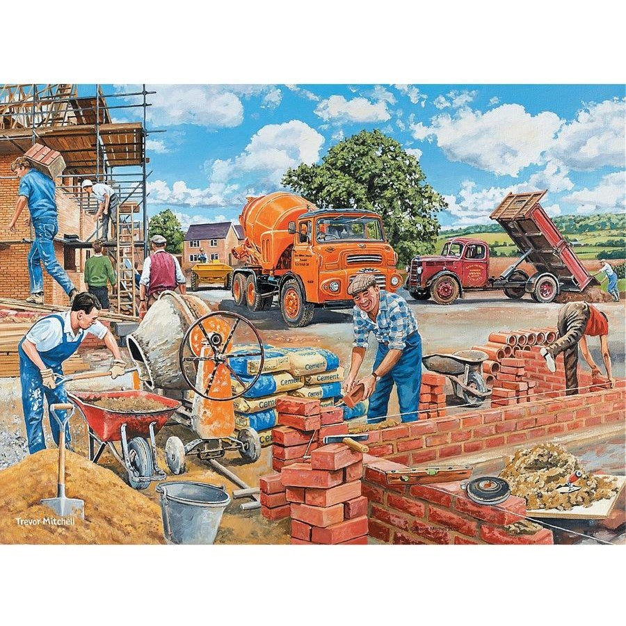 Ravensburger Happy Days No 6 Work Day Memories 4 x 500 piece puzzle