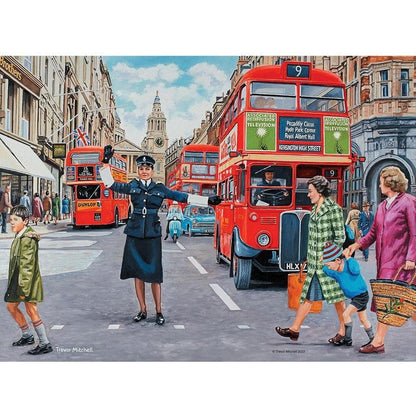 Ravensburger Happy Days No 6 Work Day Memories 4 x 500 piece puzzle