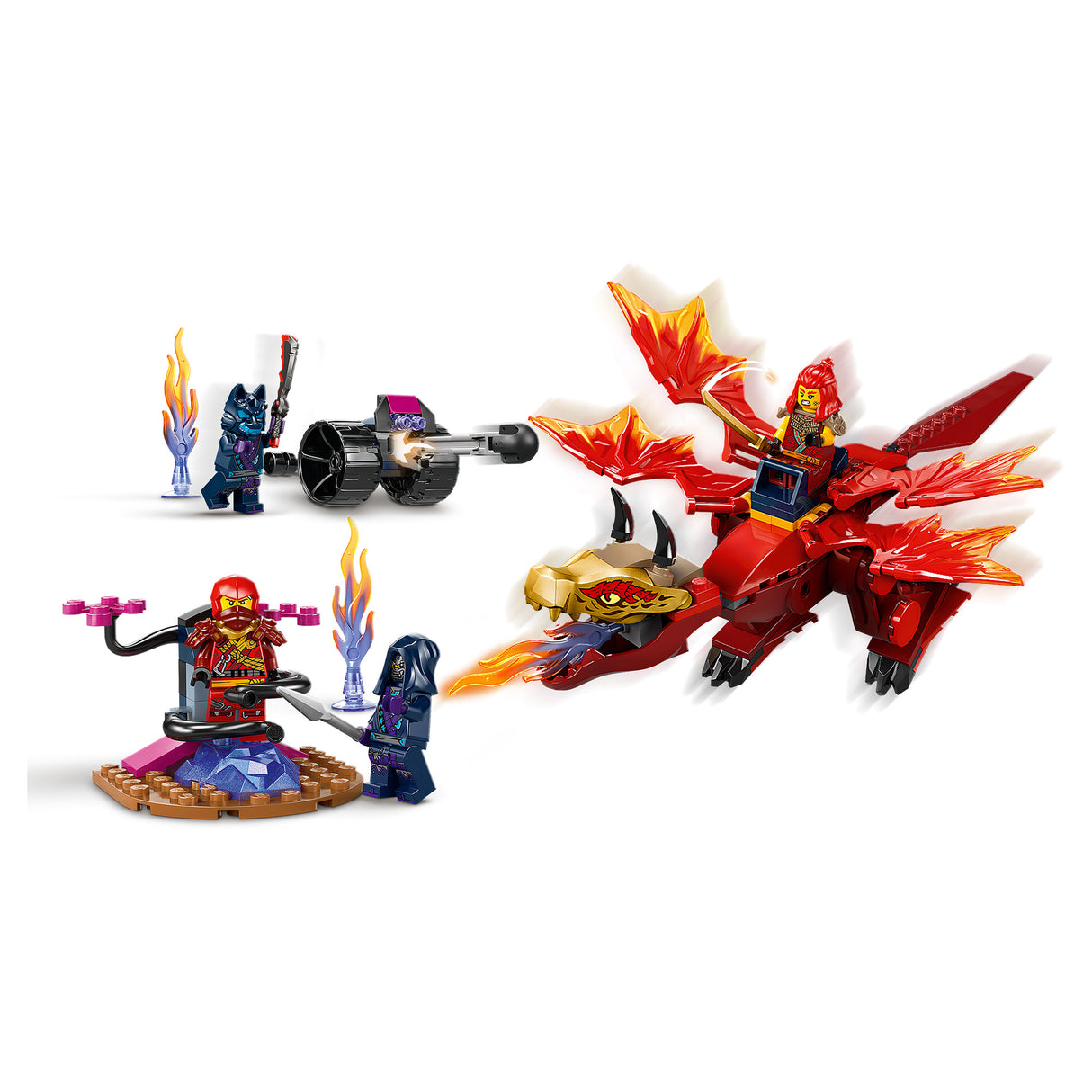 LEGO Ninjago Kai'S Source Dragon Battle 71815, (120-Pieces)