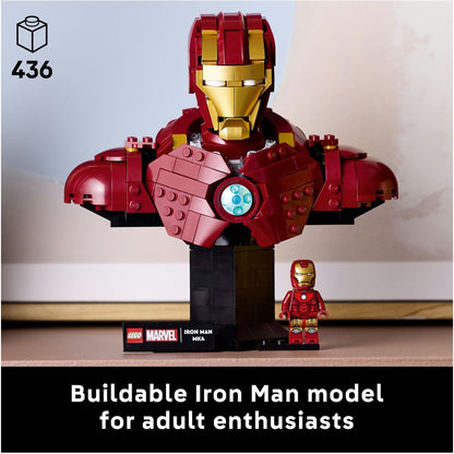 Lego Super Heroes Marvel Iron Man MK4 Bust