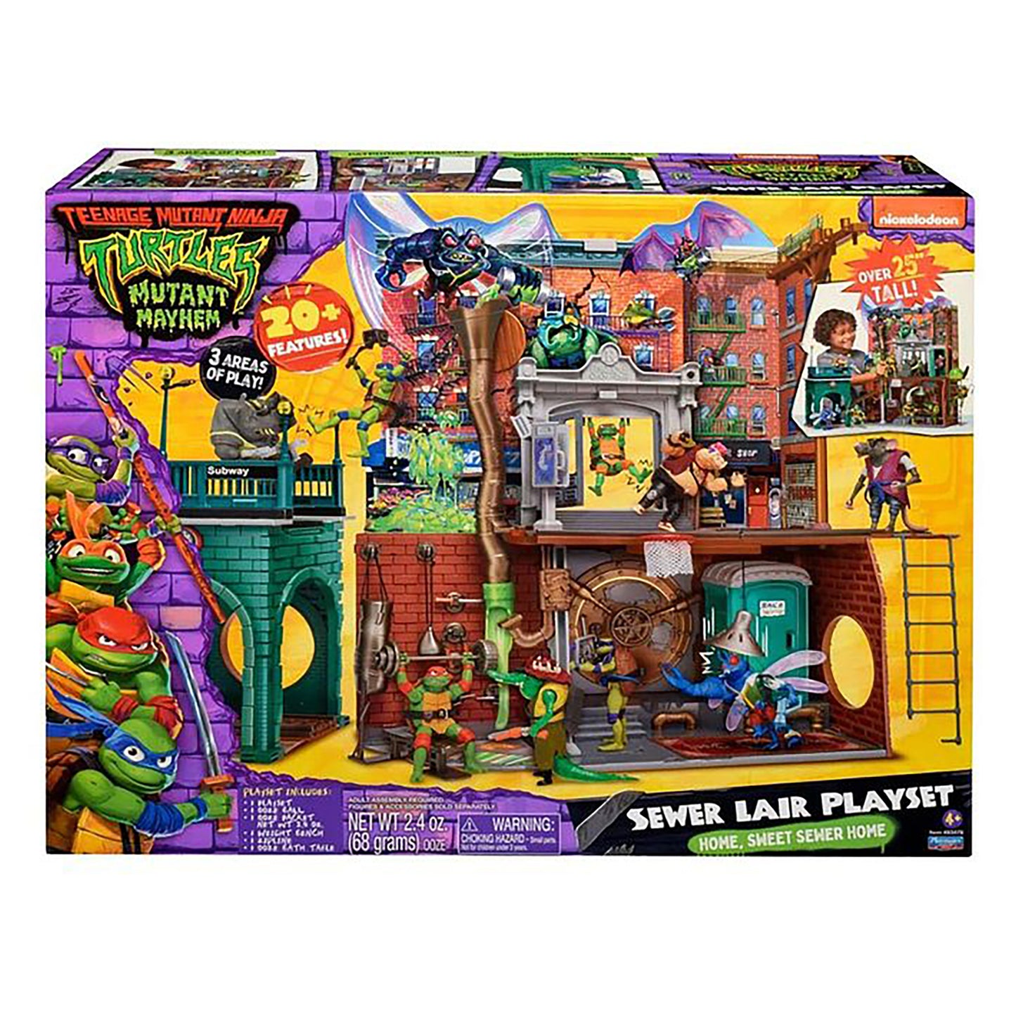 Teenage Mutant Ninja Turtles Movie Sewer Lair Playset