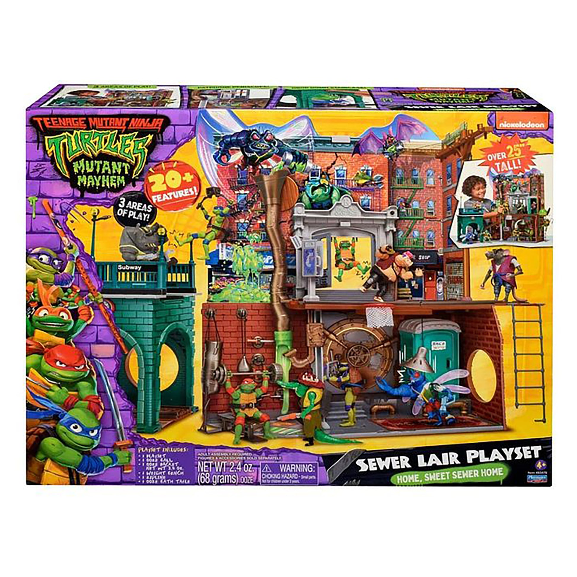 Teenage Mutant Ninja Turtles Movie Sewer Lair Playset