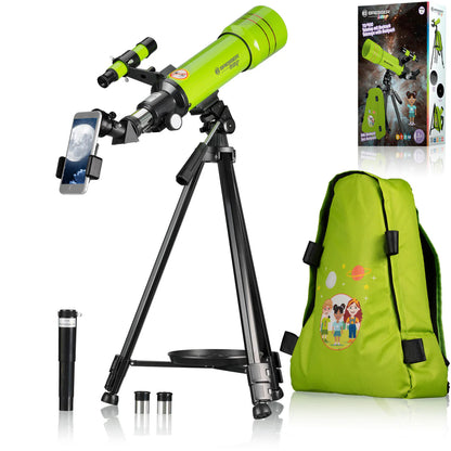 Bresser Junior Bresser Junior Refracting Telescope 70/400 With Backpack Green