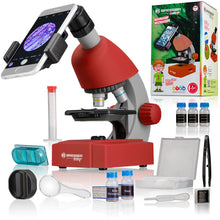 Bresser Junior 40X-640X Microscope Red
