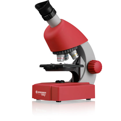 Bresser Junior 40X-640X Microscope Red