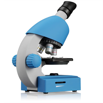 Bresser Junior 40X-640X Transmission Microscope Blue