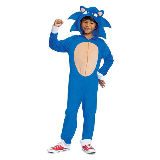 Rubies Sonic Movie Fancy Dress Costume, Blue (7-8 years)