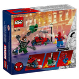 LEGO Marvel Motorcycle Chase: Spider-Man vs. Doc Ock 76275, (77-pieces)