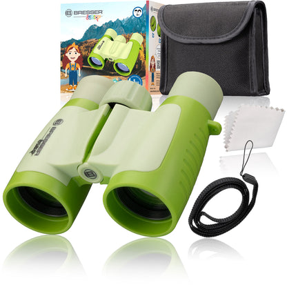 Bresser Junior Children's Binoculars 3X30 Green