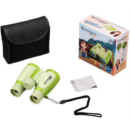 Bresser Junior Children's Binoculars 3X30 Green