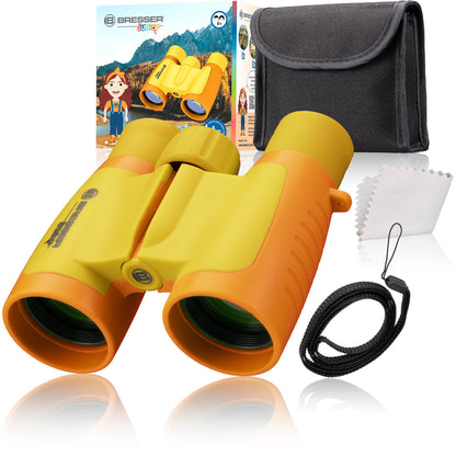 Bresser Junior Children's Binoculars 3X30 Yellow