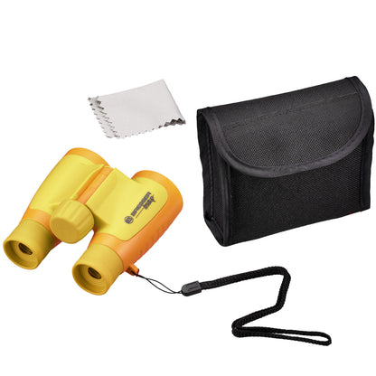 Bresser Junior Children's Binoculars 3X30 Yellow