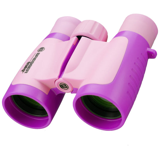 Bresser Junior Children's Binoculars 3X30 Pink