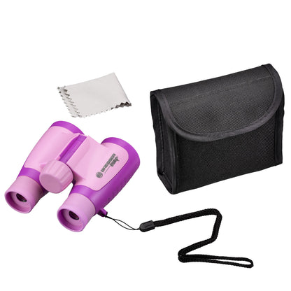 Bresser Junior Children's Binoculars 3X30 Pink