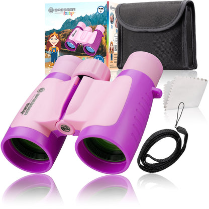 Bresser Junior Children's Binoculars 3X30 Pink