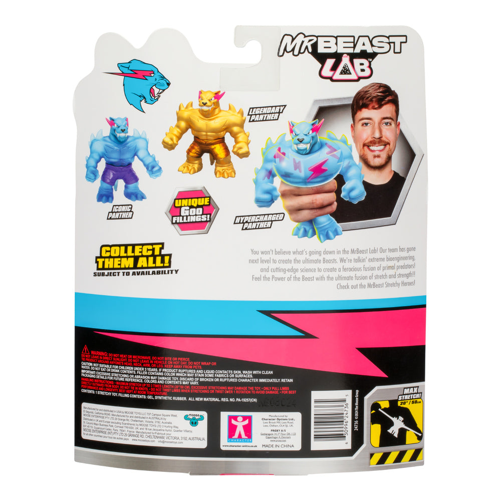 Mr Beast Lab W1 Stretchy Hero Hypercharged Panther Figure