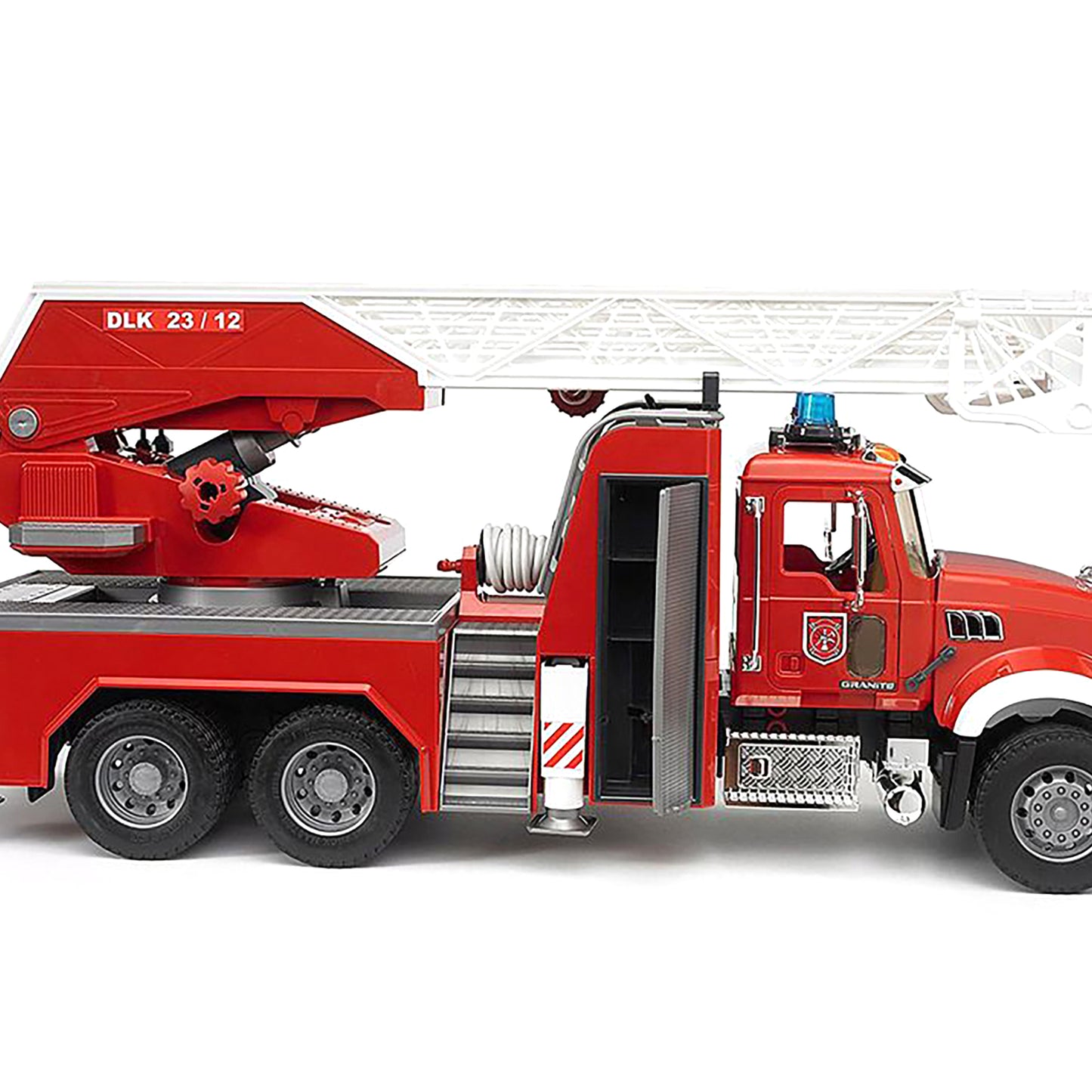 Bruder 1/16 Mack Granite Fire Engine with Slewing Ladder and Water Pump