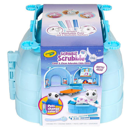 Crayola Scribble Scrubbie Pets Arctic Igloo Playset