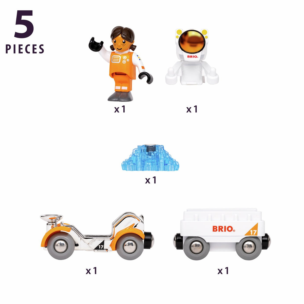 BRIO Space Rover 5 pieces