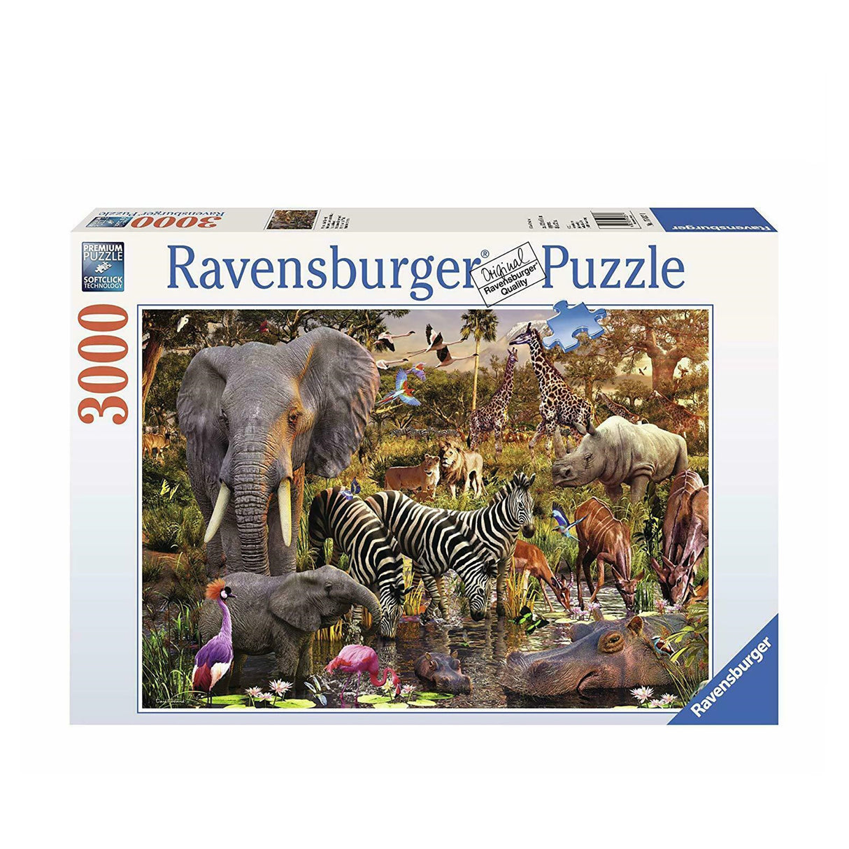 African Animals 3000 Piece Puzzle by Ravensburger