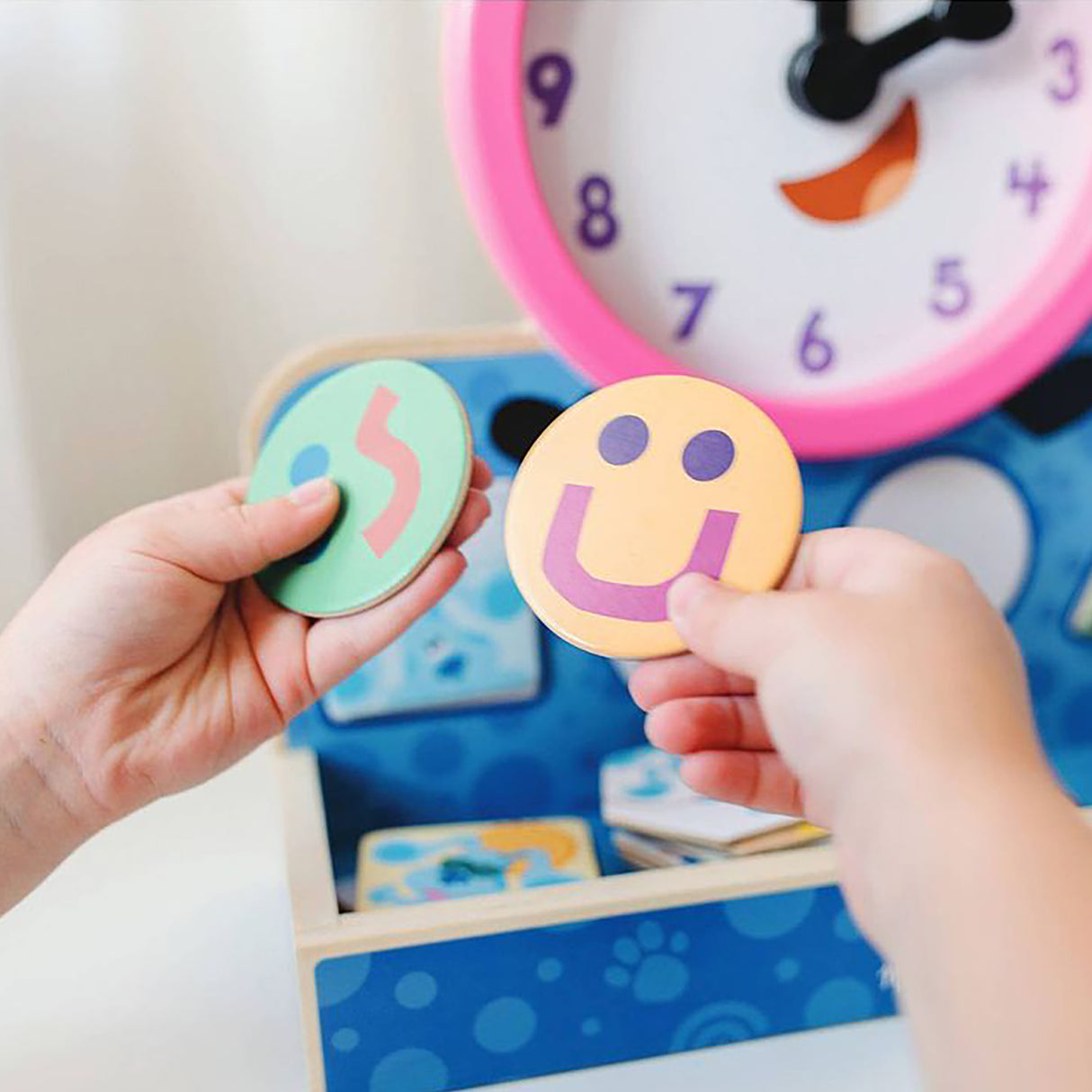 Melissa & Doug Blue's Clues & You - Tickety Tock Magnetic Clock