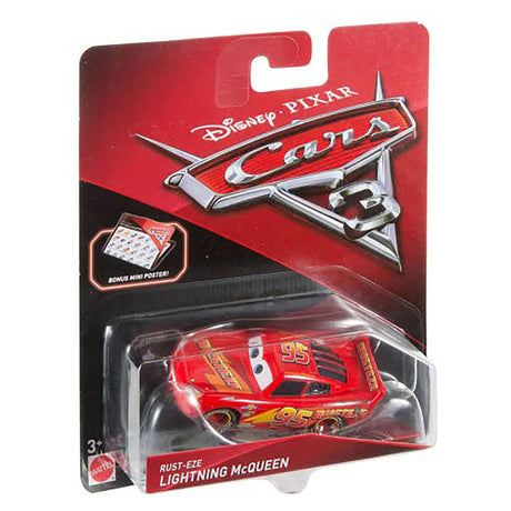 Pixar Cars 1:55 Rusteze Lightning McQueen