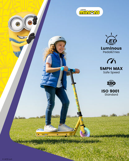 GYROOR Minions KS2 Electric Kids Scooter (Yellow)