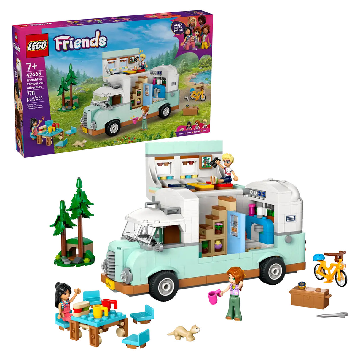 LEGO Friends Friendship Camper Van Adventure 42663