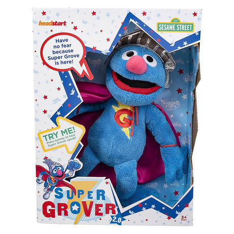 Sesame Street Super Grover Talking Plush