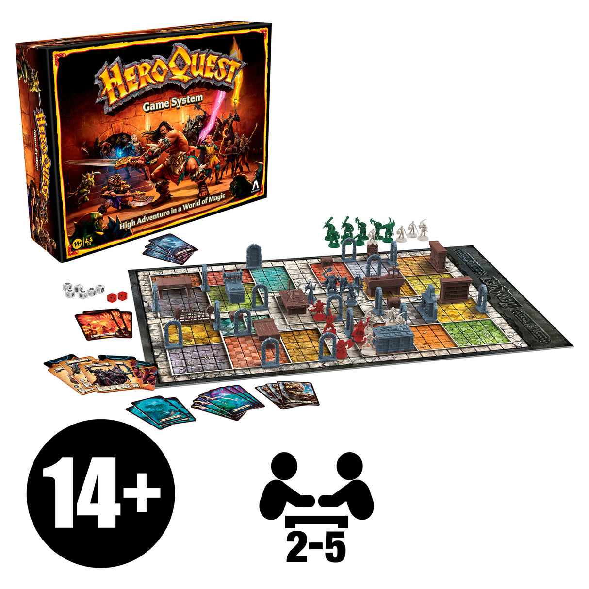 Heroquest Heroic Tier Board Game