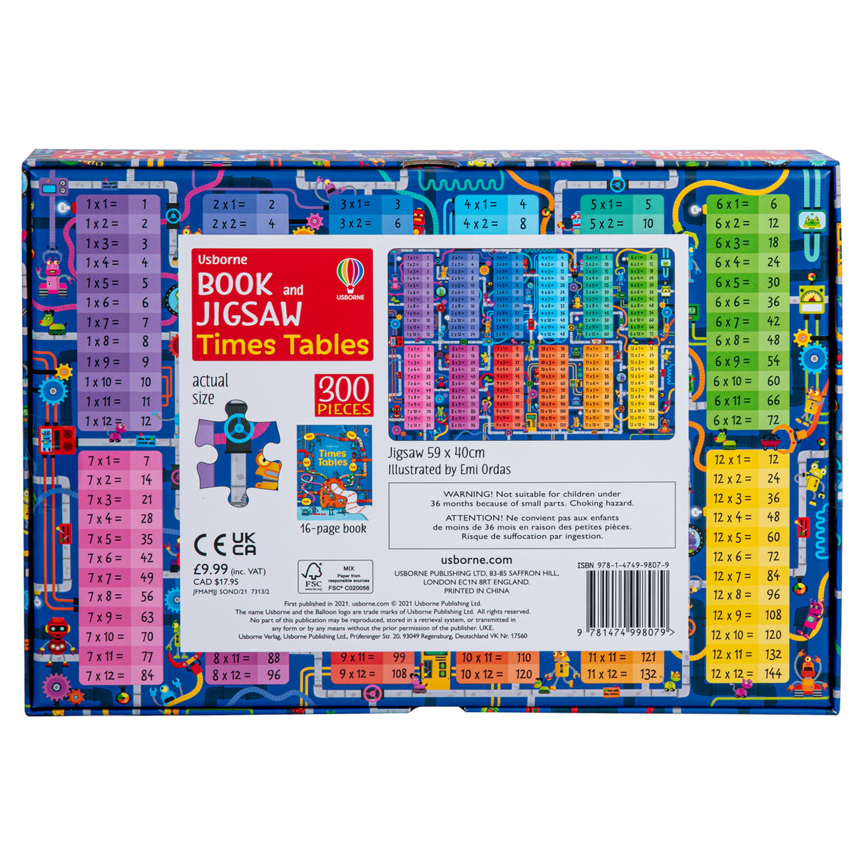 Usborne Book and Jigsaw Times Tables