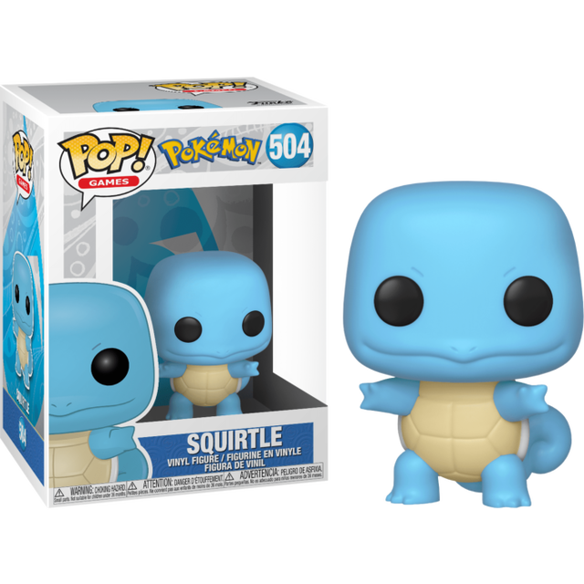 Funko Pokemon Squirtle Pop! Vinyl #504