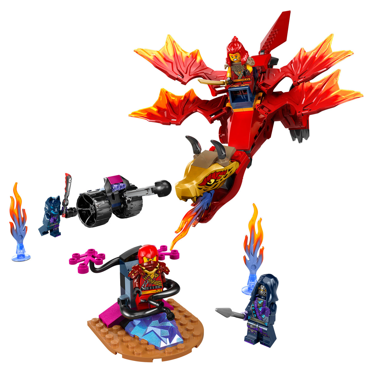 LEGO Ninjago Kai'S Source Dragon Battle 71815, (120-Pieces)