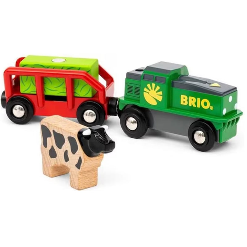 BRIO Farm Battery Train