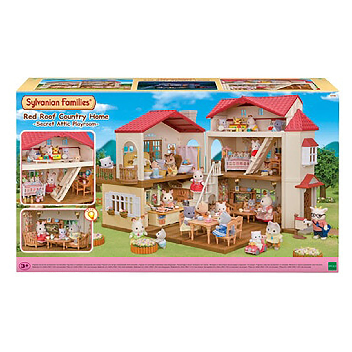 Sylvanian Families Red Roof Country Home with Attic