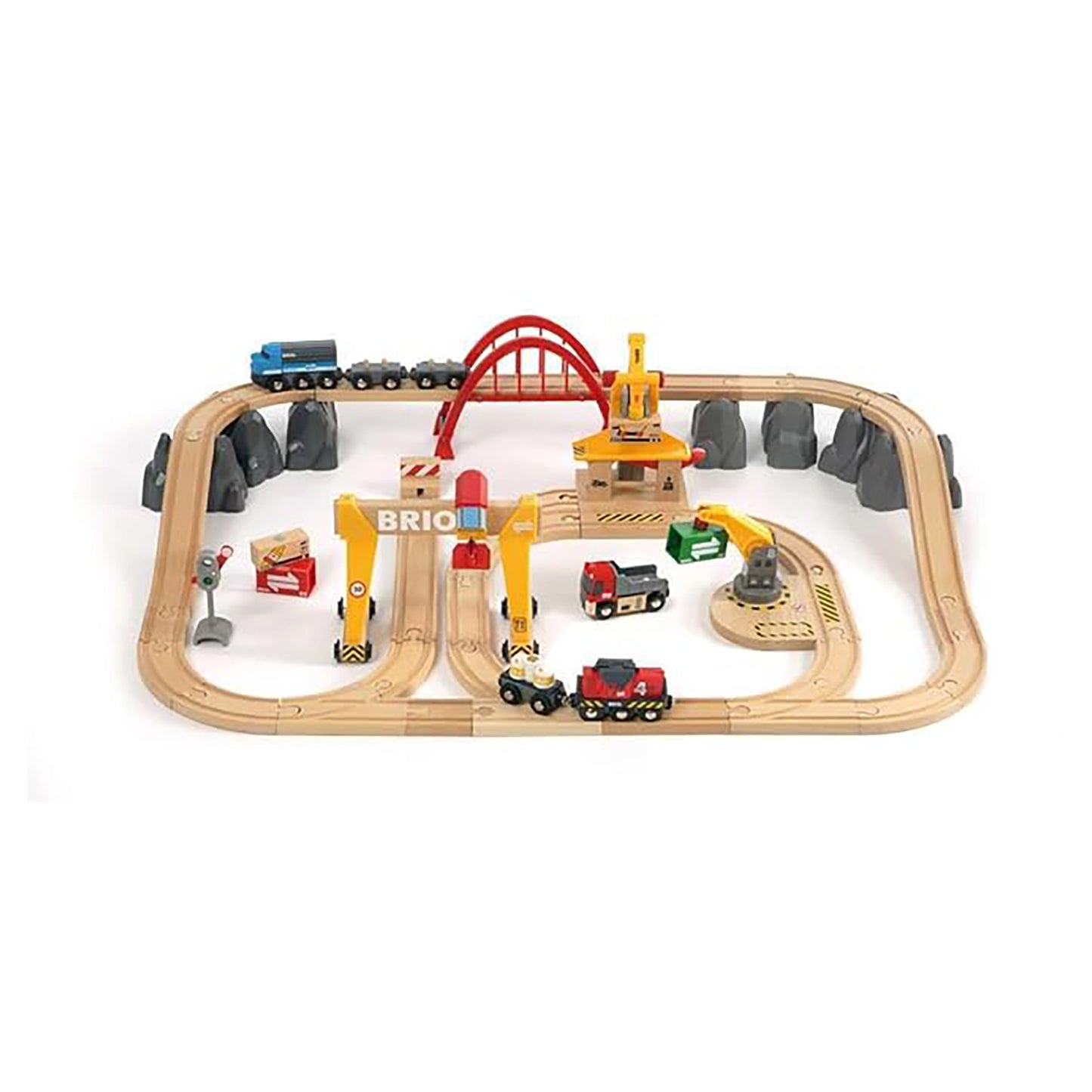BRIO 33097 Cargo Railway Deluxe Set