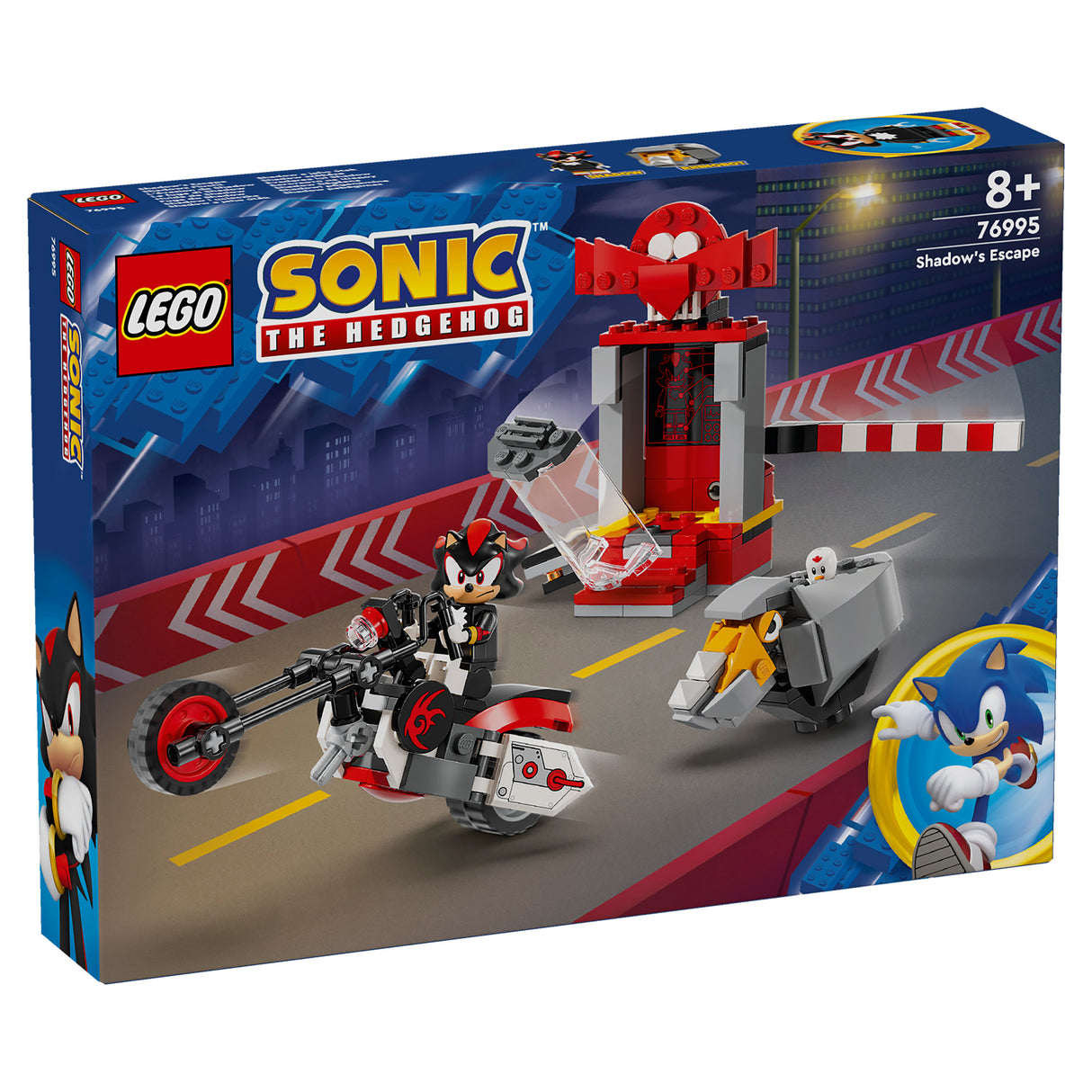 LEGO Sonic The Hedgehog Shadow the Hedgehog Escape 76995, (196-pieces)