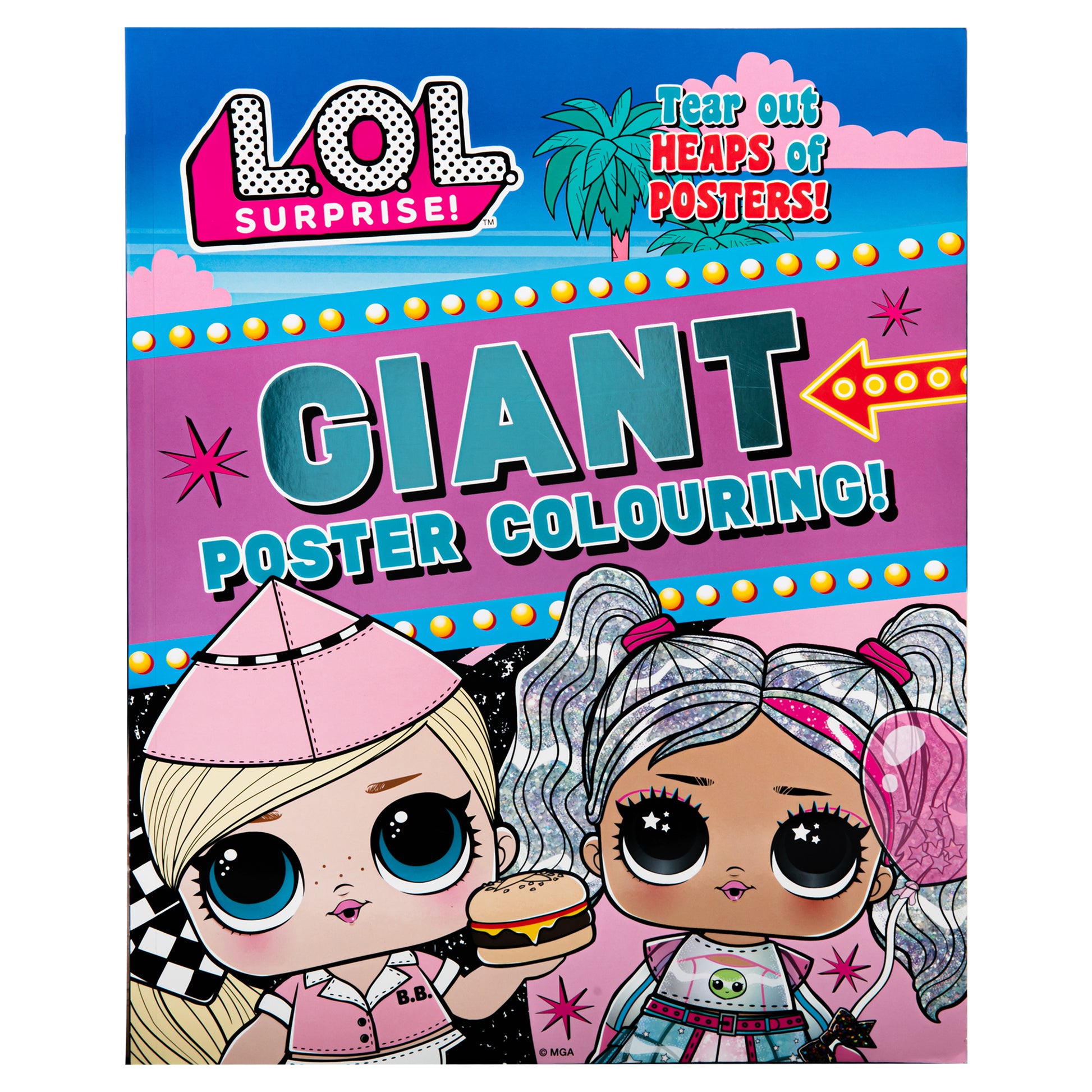 L.O.L. Surprise Giant Poster Colouring Book