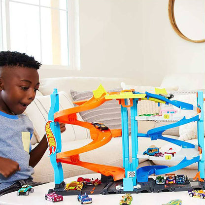 Hot Wheels City Transforming Race Tower Playset