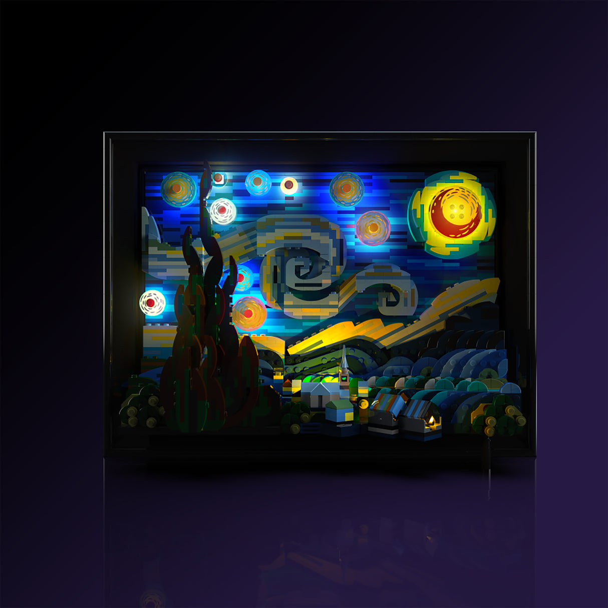 LMB 2.0 Light Kit for LEGO Vincent van Gogh - The Starry Night #21333