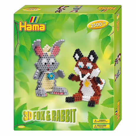 Hama Beads Gift Set - Fox and Rabbit