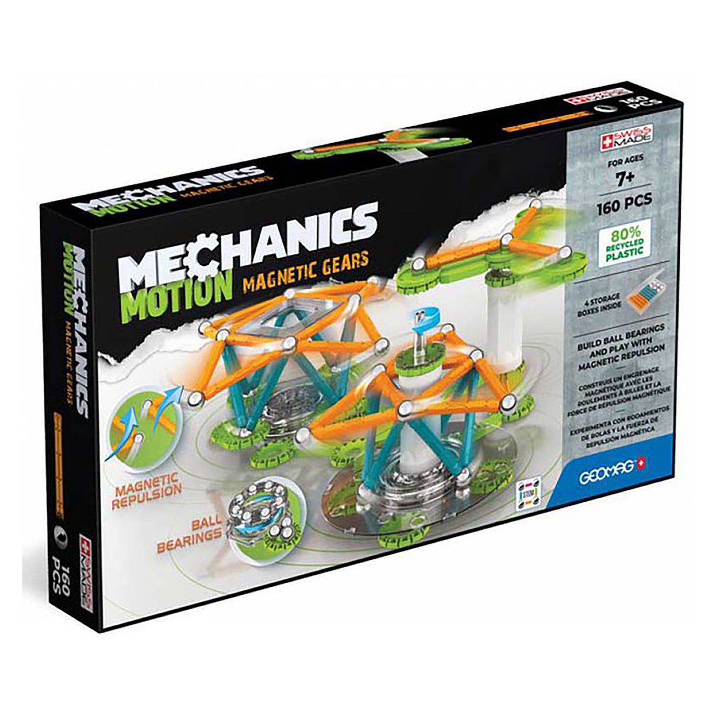 Geomag Mechanics Magnetic Gears Building Set (160 pieces)