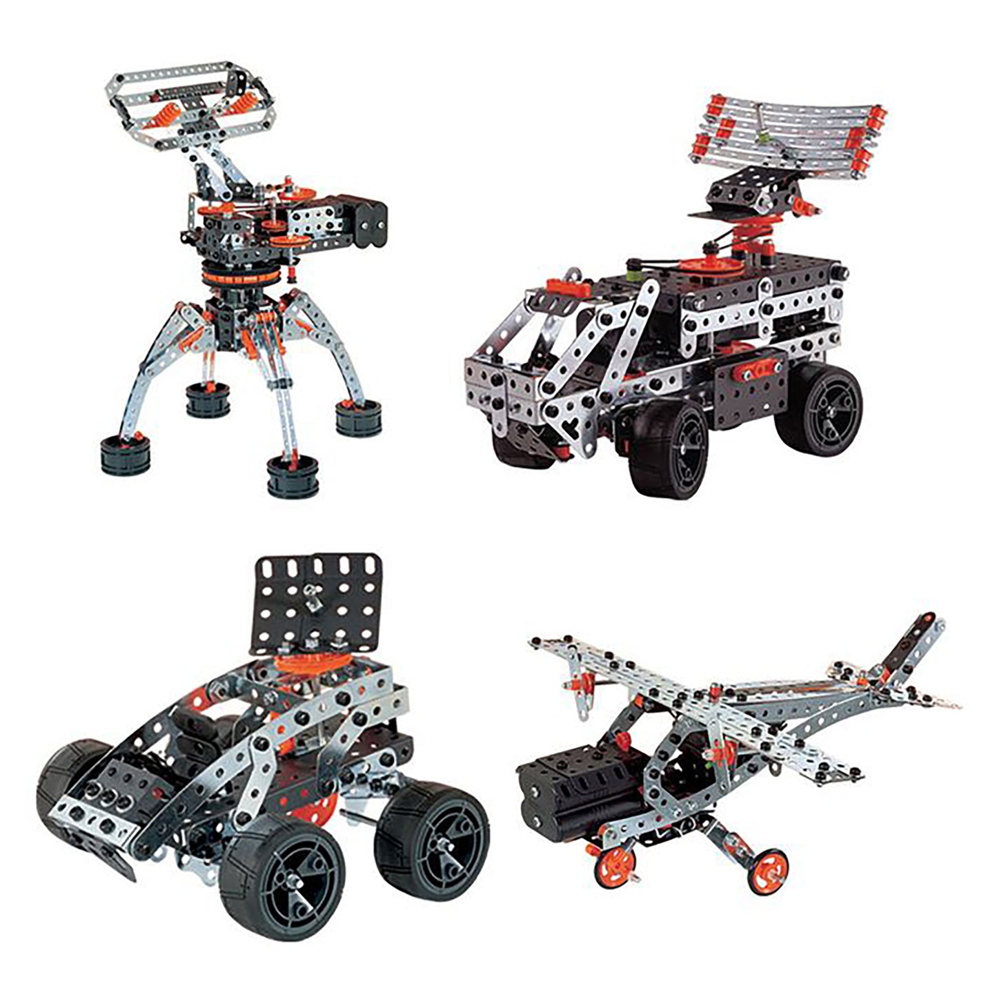 Meccano Junior 16214 25-In-1 Super Construction Set In Case